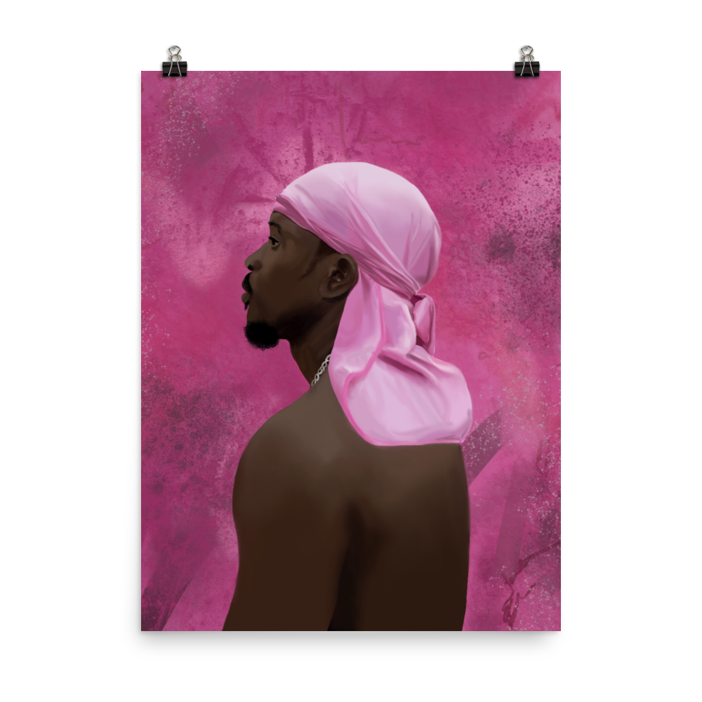 "Pink Silky" Poster Print